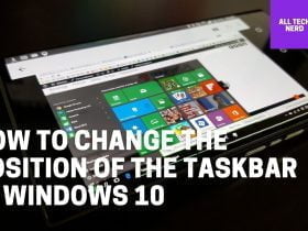 How to Change the Position of the Taskbar in Windows 10