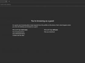 Browse As Guest Edge Browser