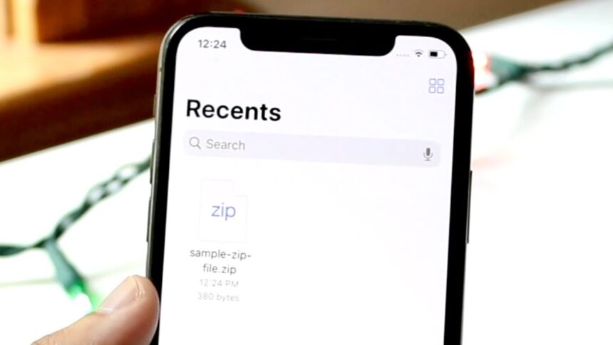 How to Create ZIP Files on iPhone