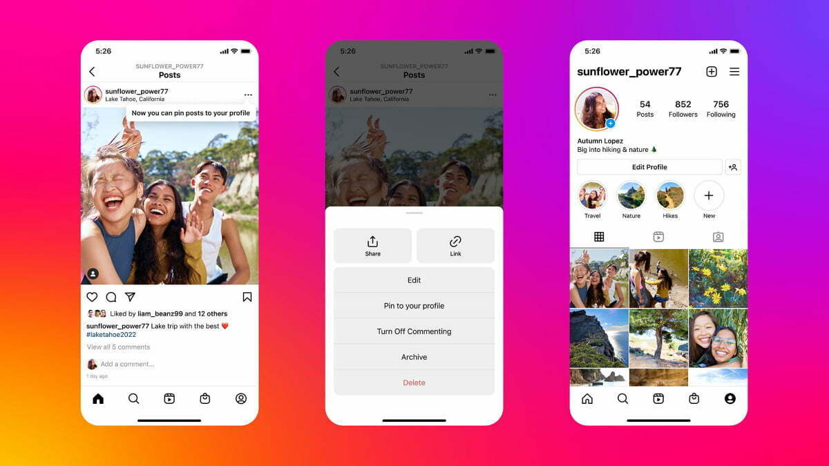 How to Pin Posts on Instagram Profile