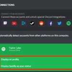 Display a Spotify Song on your Discord profile