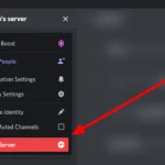 How to leave a Discord Server