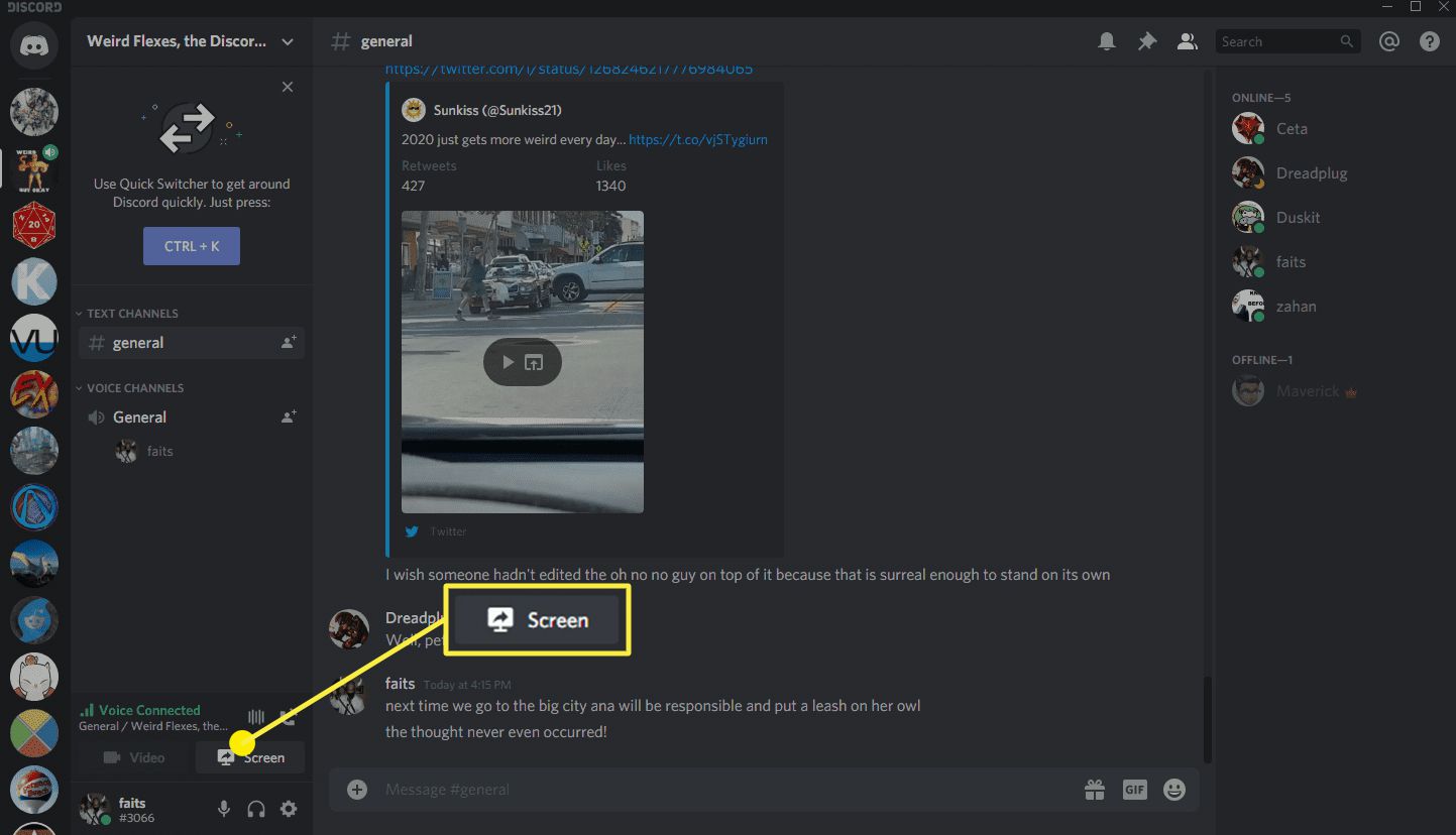 How to Share Screens on Discord