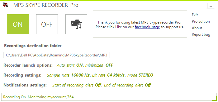 MP3 Skype Recorder