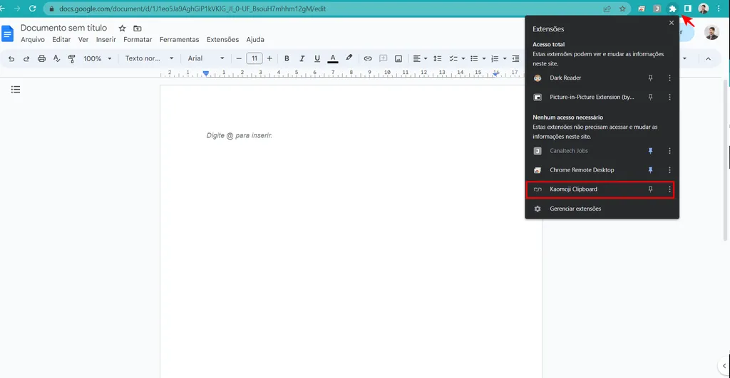 Kaomoji Clipboard is available in Chrome extensions