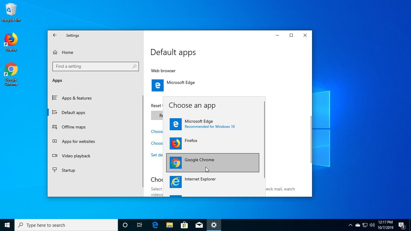 How to Change Default browser in Windows 11 and Windows 10