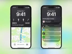 iOS 17 | Leak shows Maps on iPhone lock screen
