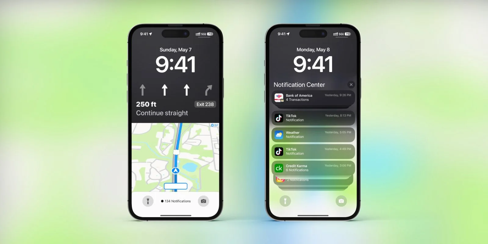 iOS 17 | Leak shows Maps on iPhone lock screen
