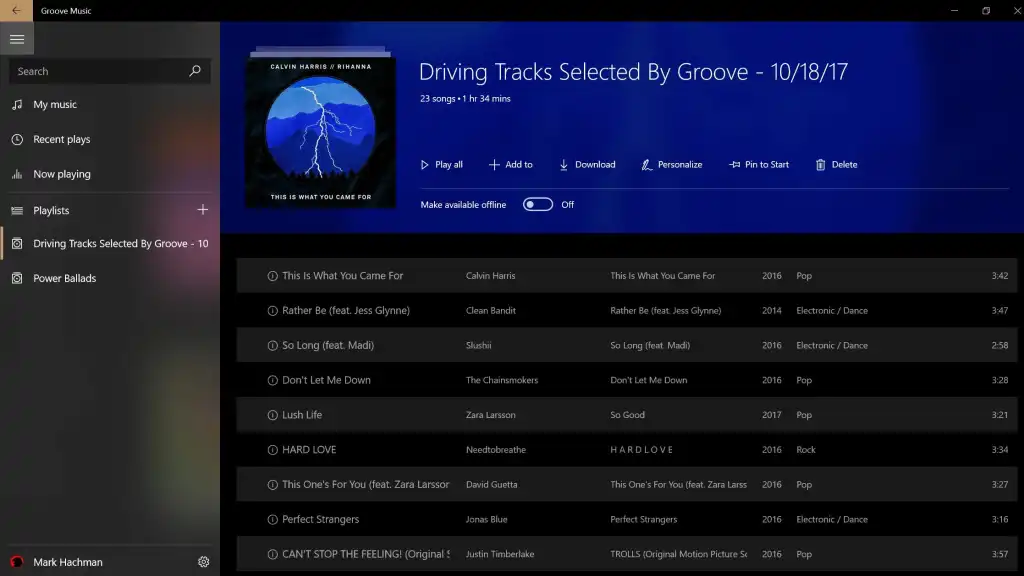 GrooveMusic