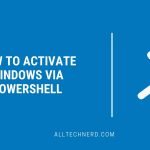 Activate Windows Via PowerShell