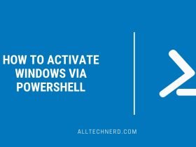 How to Activate Windows Via PowerShell