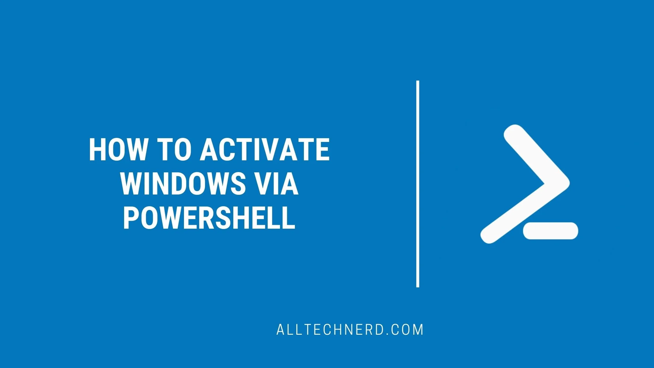 lệnh active windows 10 powershell