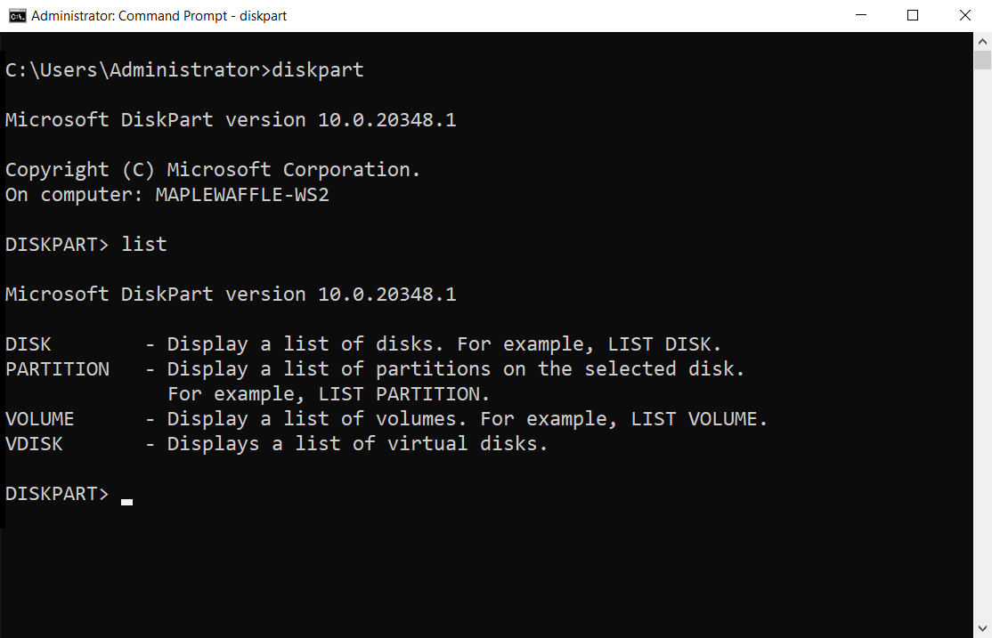 How to Delete Partitions with Diskpart