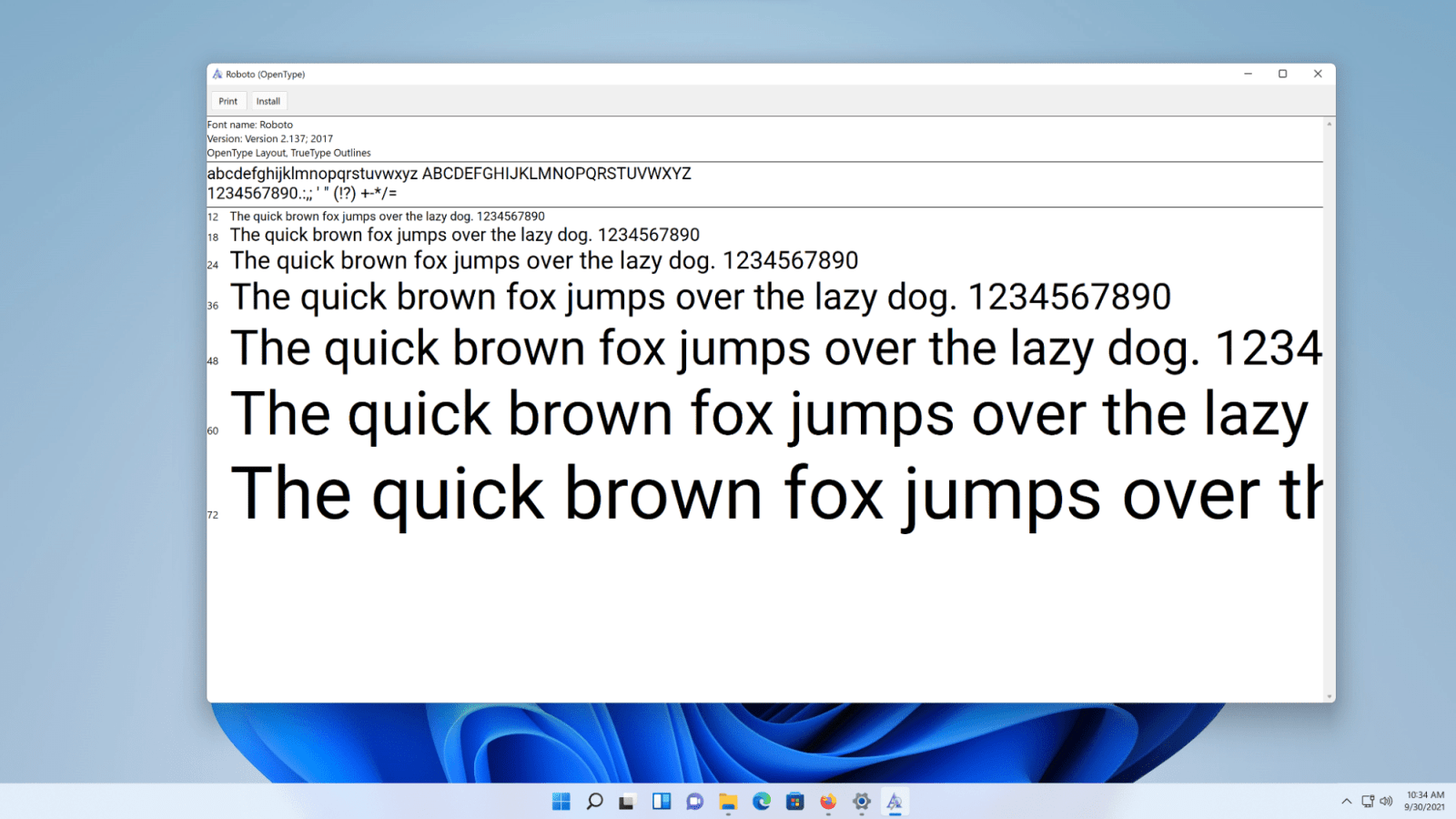 How to Install fonts in Windows 11