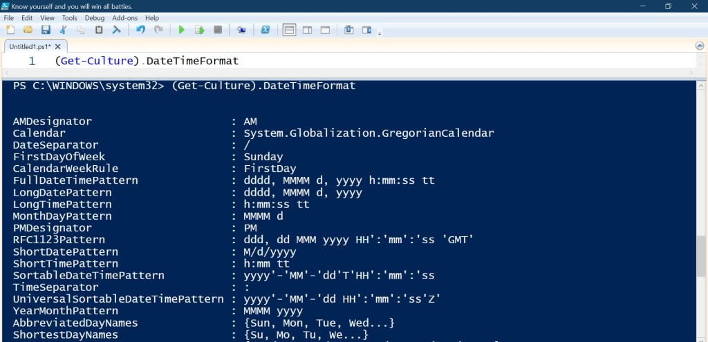 How To Change Date Via PowerShell