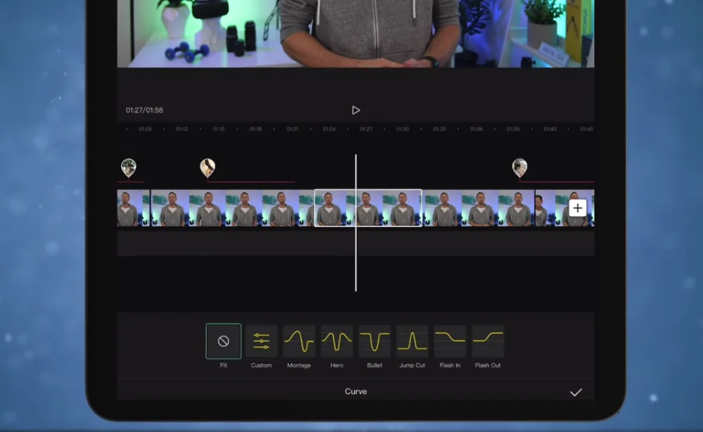 CapCut Video Timeline