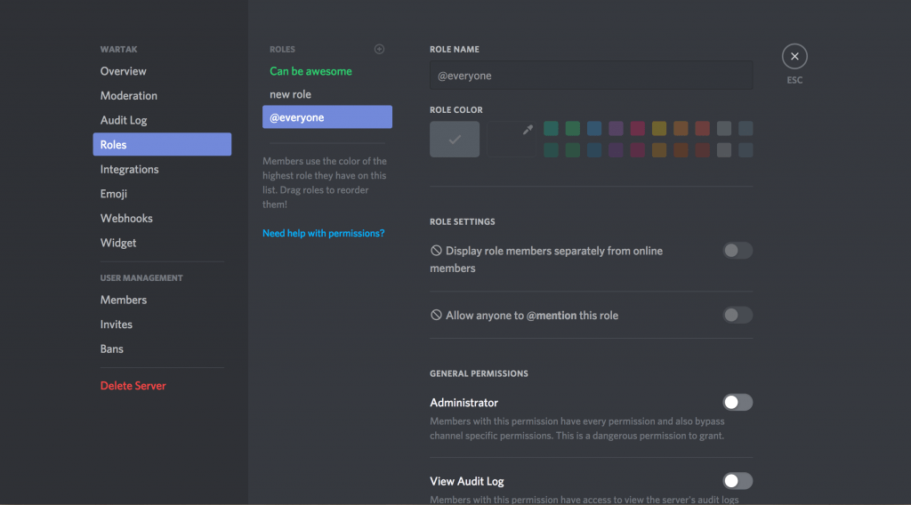 How to Create Server Roles on Discord