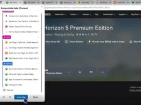 Microsoft Edge will use AI to Group tabs