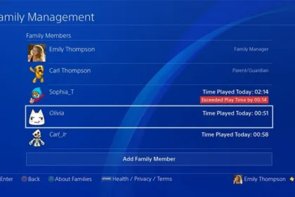 How to Limit Playing Hours on PS4 using Parental Control