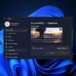 Enable Live Captions in Windows 11