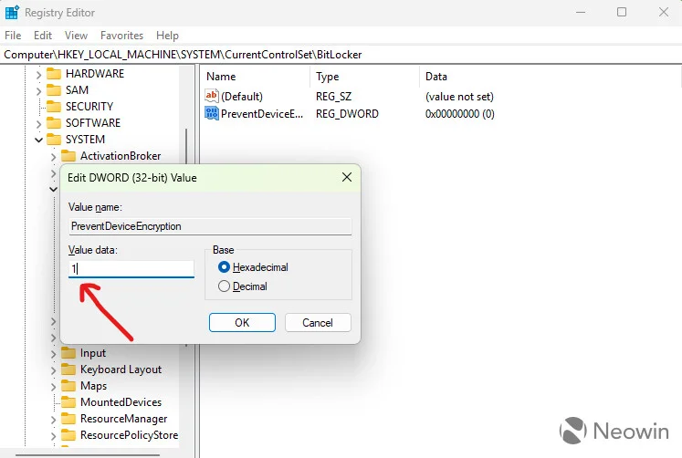 Disable Automatic encryption of devices.