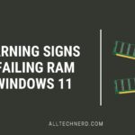 Warning Signs of Failing RAM in Windows 11