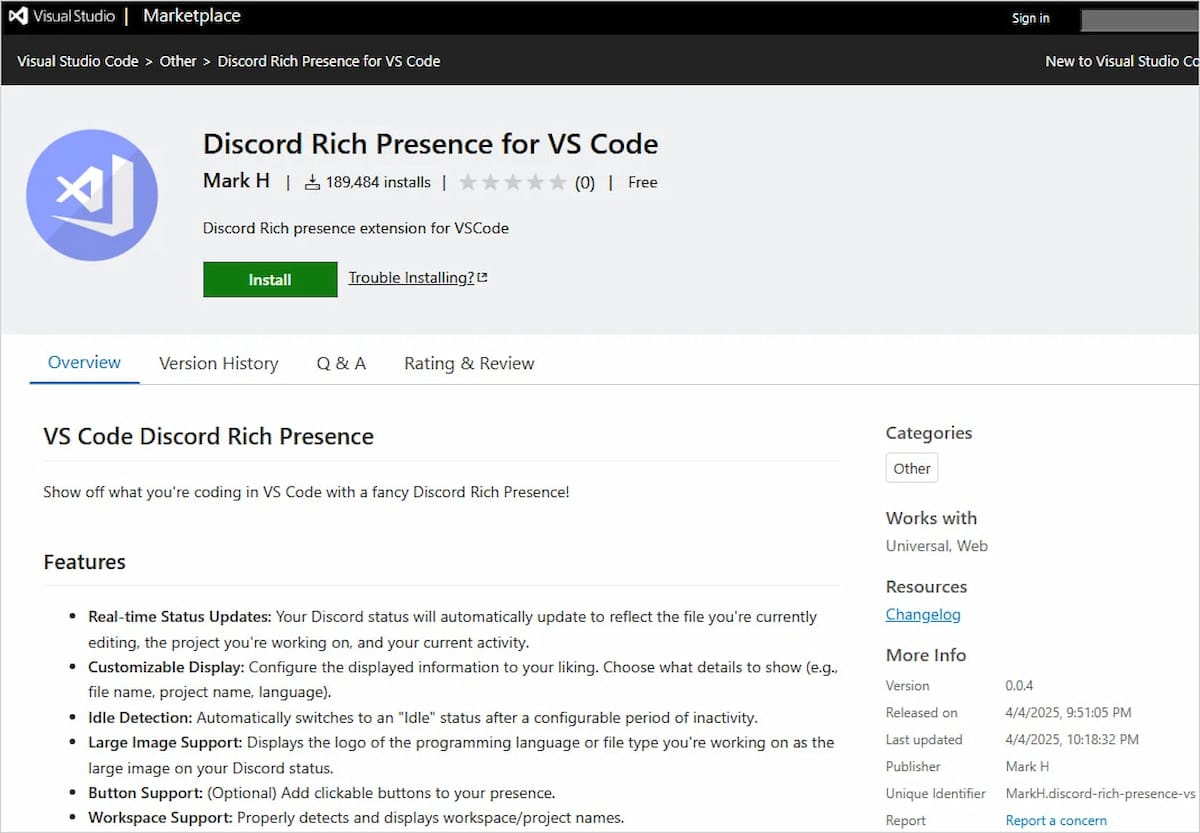 Microsoft vScode