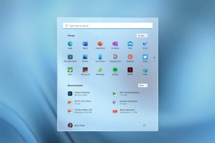 New Windows 11 Start Menu 2025