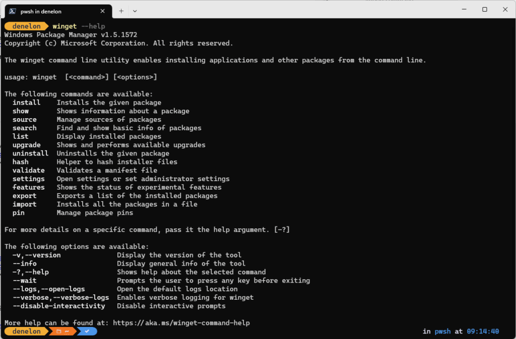 Winget - Windows package manager