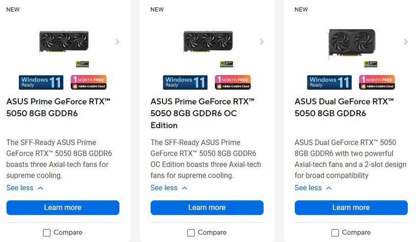 Asus Prime RTX 5050
