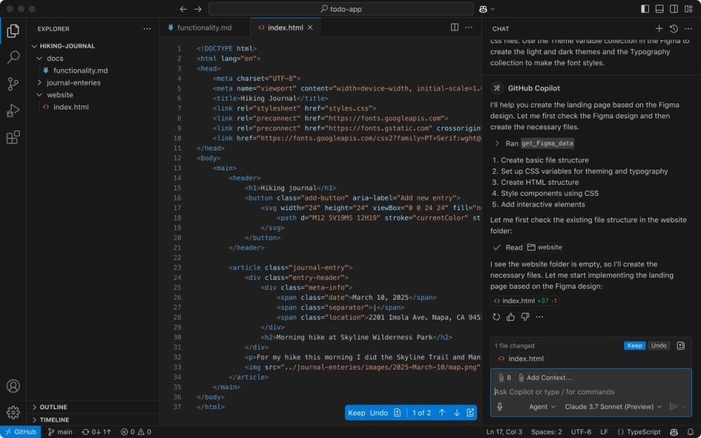 Co -chat in vs code