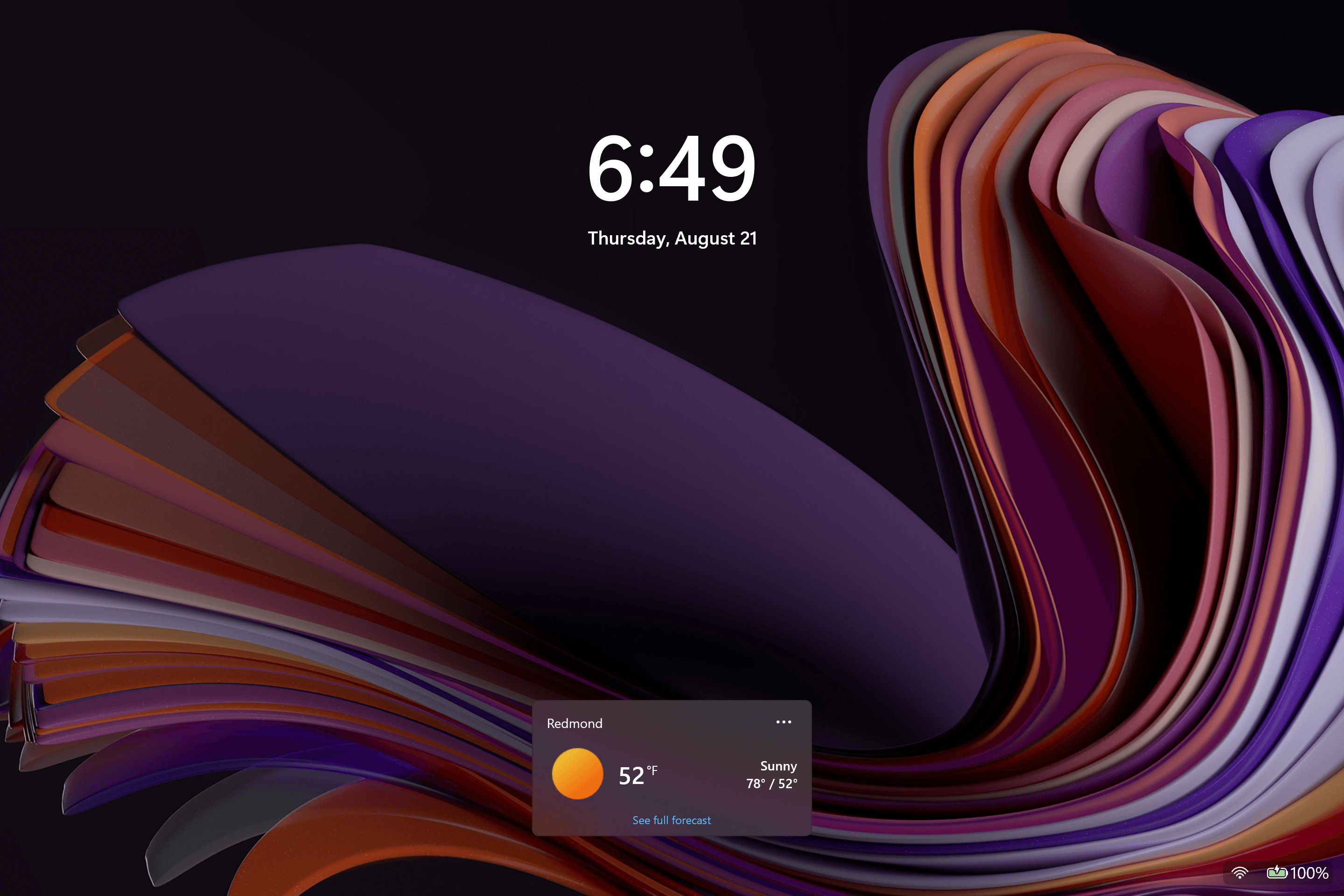 New battery icon on the Windows 11 blockade screen