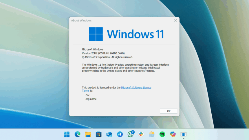 Windows 11 25H2 ISOs Now Available for Download