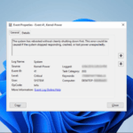 Windows Kernel Power 41