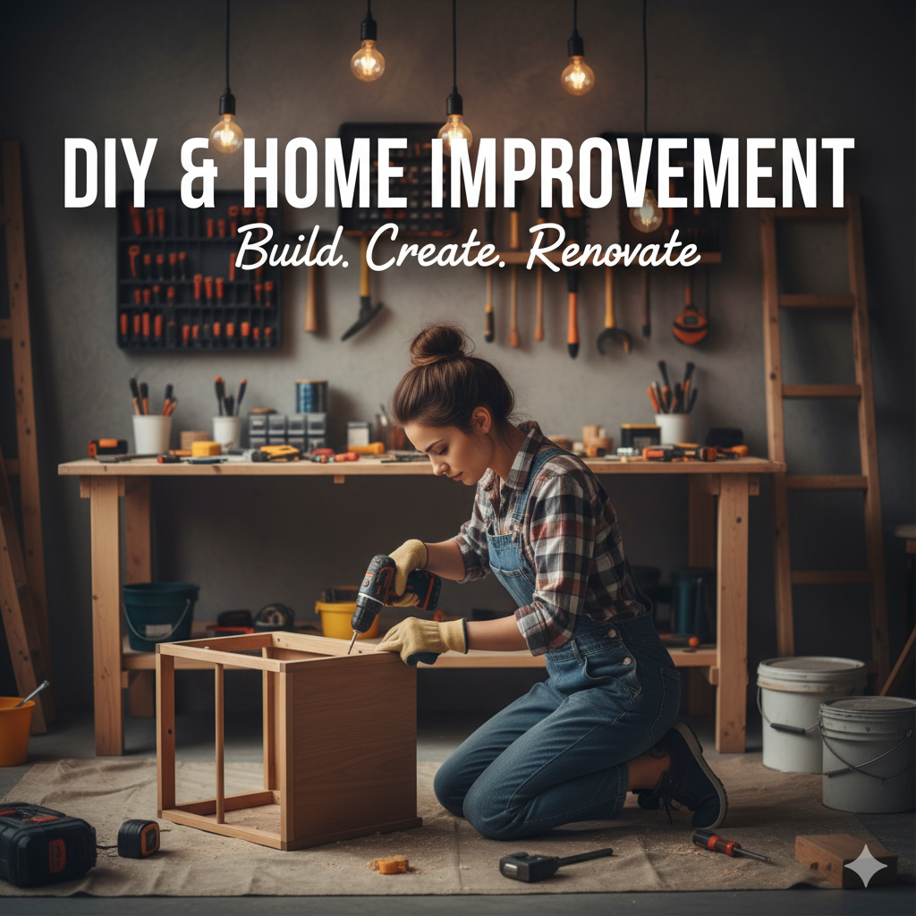 DIY & Home Improvement (Bonus Idea)
