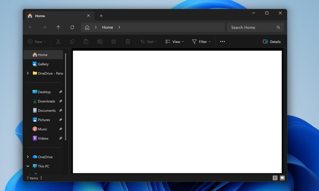 File Explorer Dark Mode