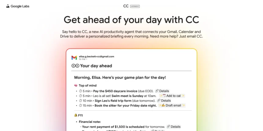 Google Labs testing ‘CC