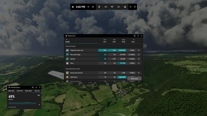 Open Xbox Game Bar in Windows 11