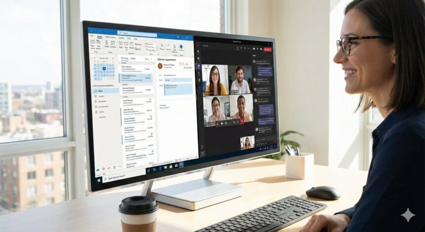 Microsoft Teams and Outlook