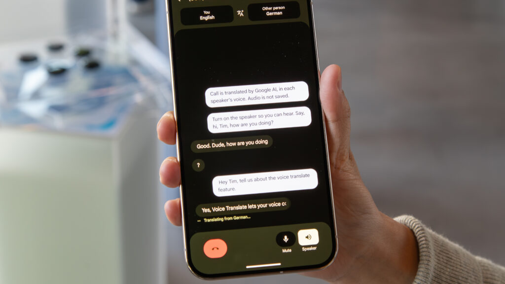 Voice Translate on newer Pixel phones