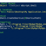 Create a Shortcut on the User Desktop using PowerShell
