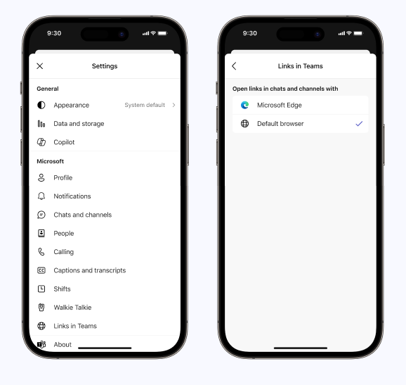 Microsoft Prepares New Browser Selection Option for Teams Mobile Users