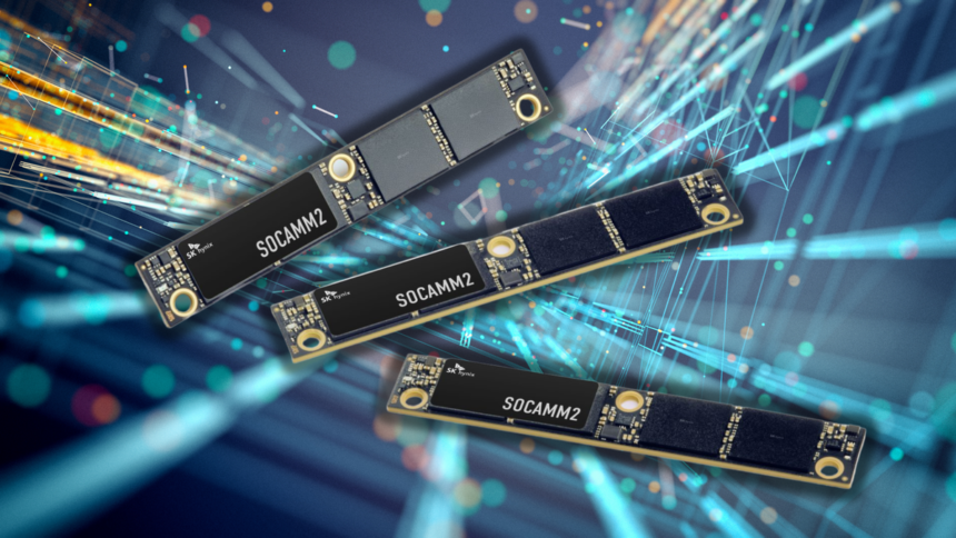 SK hynix Begins Mass Production of 192GB SOCAMM2 Memory for Next-Gen AI Servers