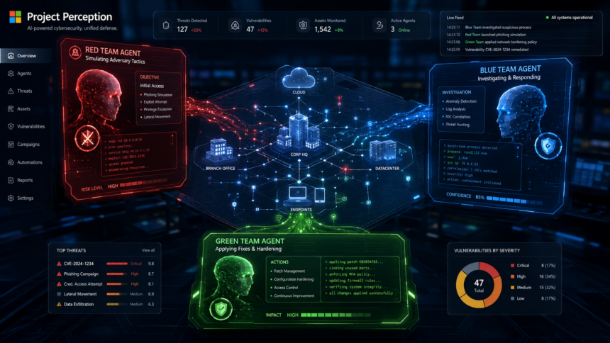 Microsoft Unveils Project Perception, an AI-Powered Autonomous Cybersecurity Platform