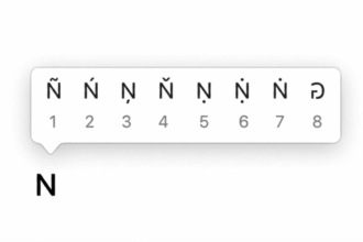 Type Enye Using Keyboard Ññ