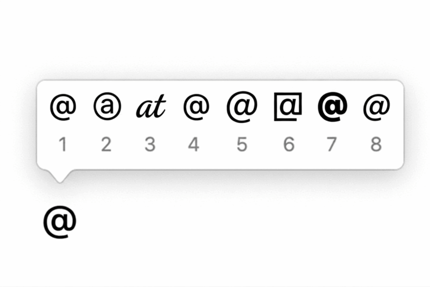 How to Type the @ Symbol on Windows, Mac, iPhone and Android
