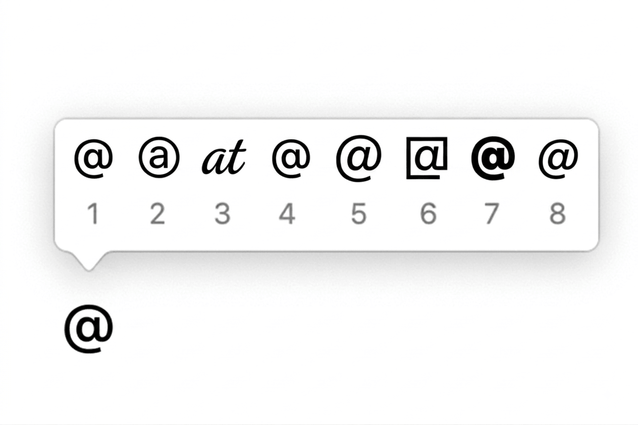 How to Type the @ Symbol on Windows, Mac, iPhone and Android | All Tech ...