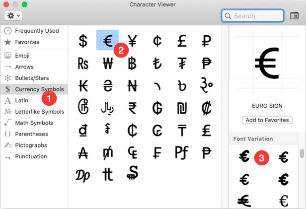 Insert-Euro-Symbol-from-Mac-Character-Viewer