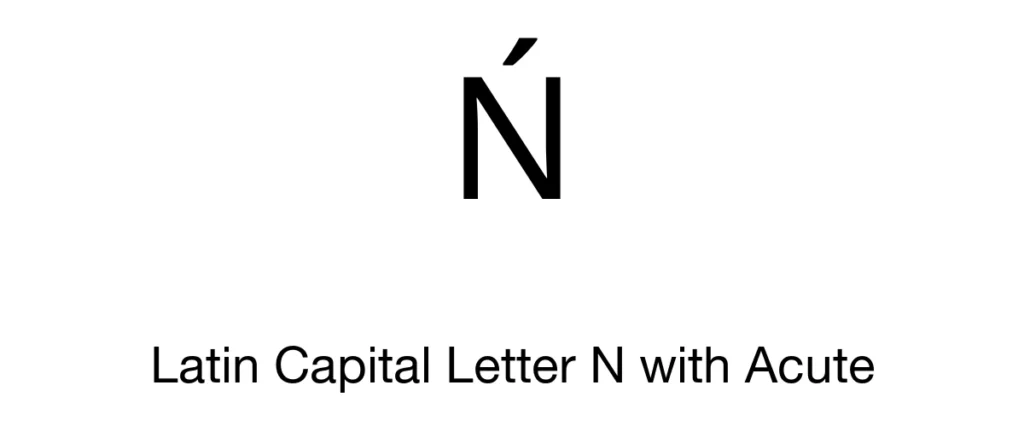 N with Acute