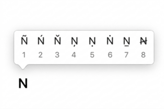 Type N With Accent Marks on Keyboard